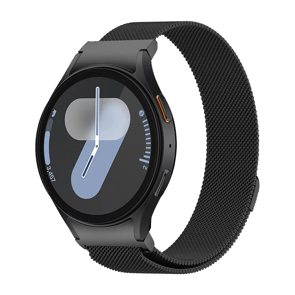 Kellarihm Sterling, metallist, must metall - Samsung Galaxy Watch | Clipz-it