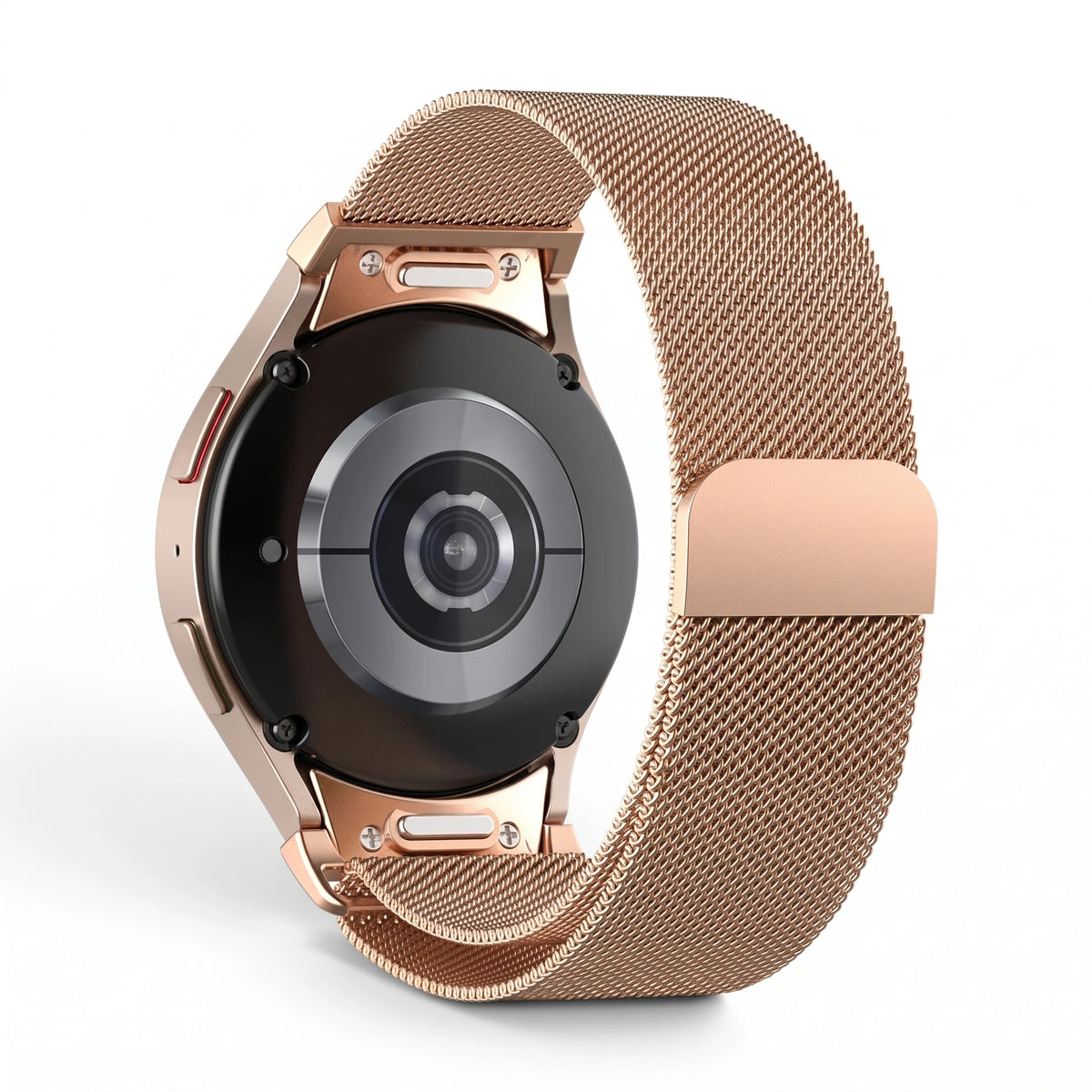 Bracelet Sterling acier acier rosé, vue 2 - Samsung Galaxy Watch | Clipz-it