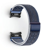 Bracelet Stride nylon gris & bleu - Samsung Galaxy Watch | Clipz-it