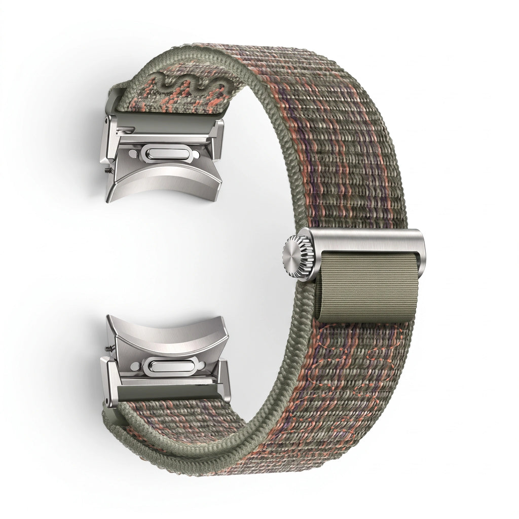 Bracelet Stride nylon kaki 2 - Samsung Galaxy Watch | Clipz-it