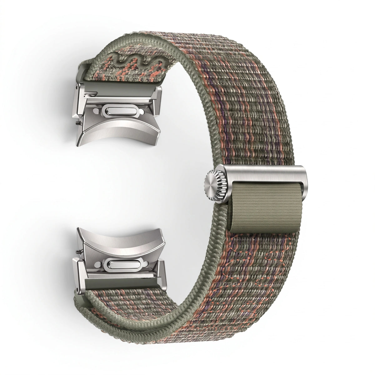 Bracelet Stride nylon kaki 2 - Samsung Galaxy Watch | Clipz-it