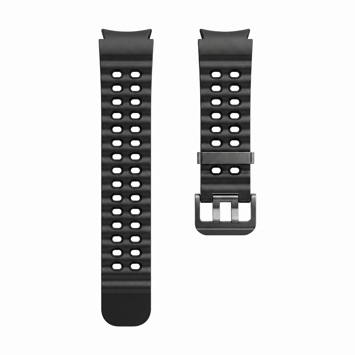 Bracelet Tide silicone noir - Samsung Galaxy Watch | Clipz-it