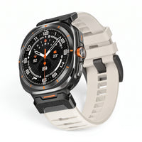 Bracelet Bunker silicone blanc - Samsung Galaxy Watch Ultra | Clipz-it