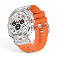 Bracelet Bunker silicone orange 2 - Samsung Galaxy Watch Ultra | Clipz-it