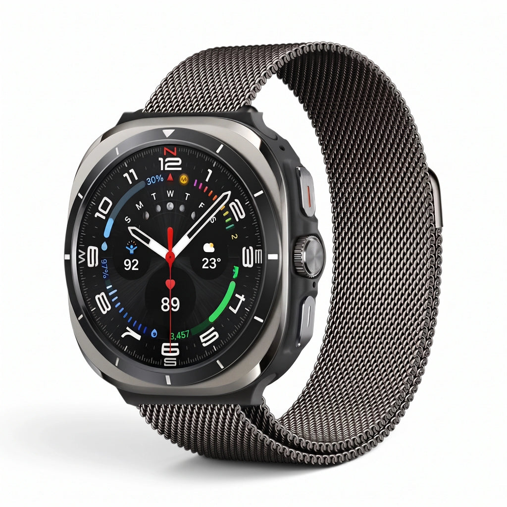 Bracelet Halo acier noir - Samsung Galaxy Watch Ultra | Clipz-it