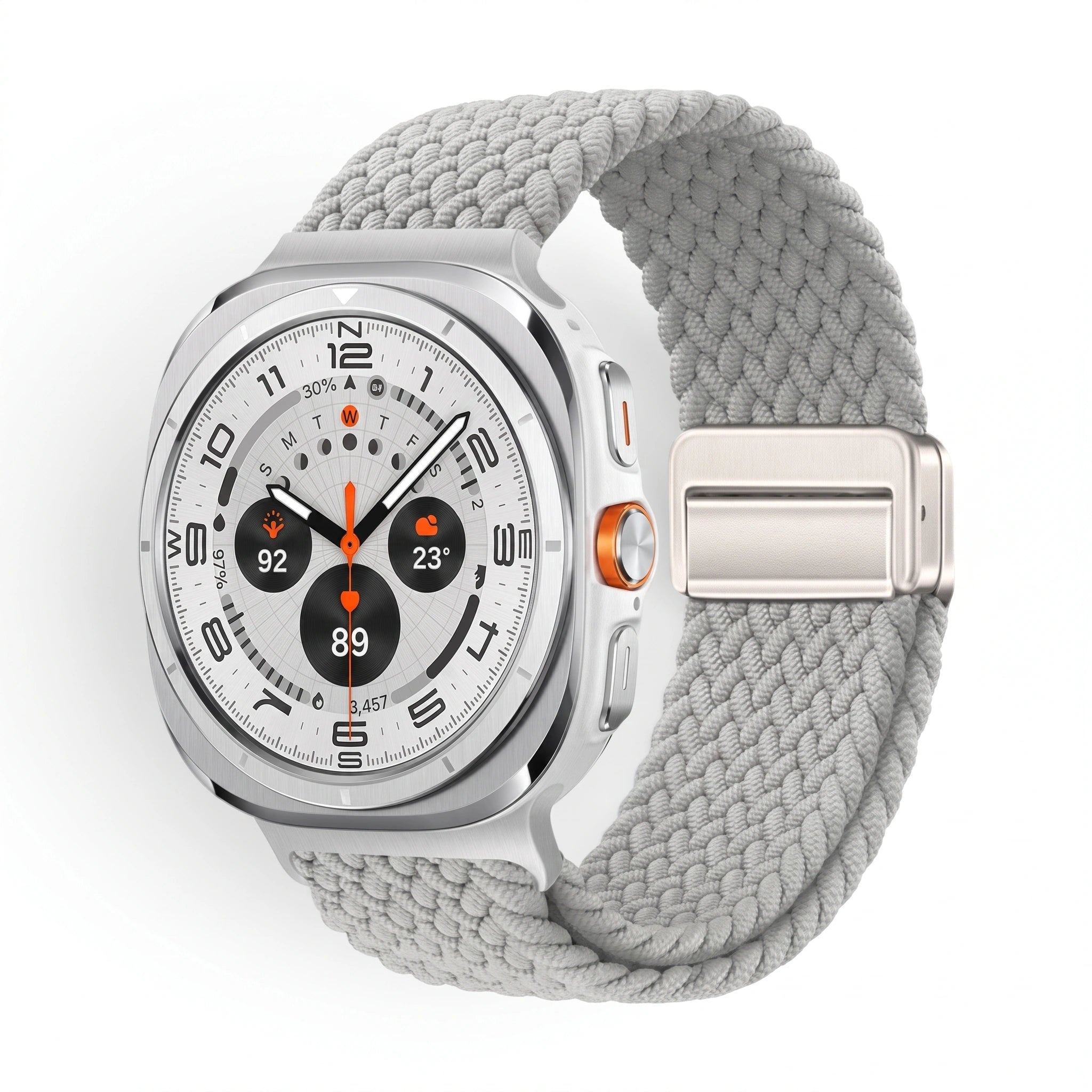 Bracelet Loom nylon gris - Samsung Galaxy Watch Ultra | Clipz-it