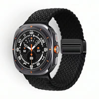 Bracelet Loom nylon noir - Samsung Galaxy Watch Ultra | Clipz-it