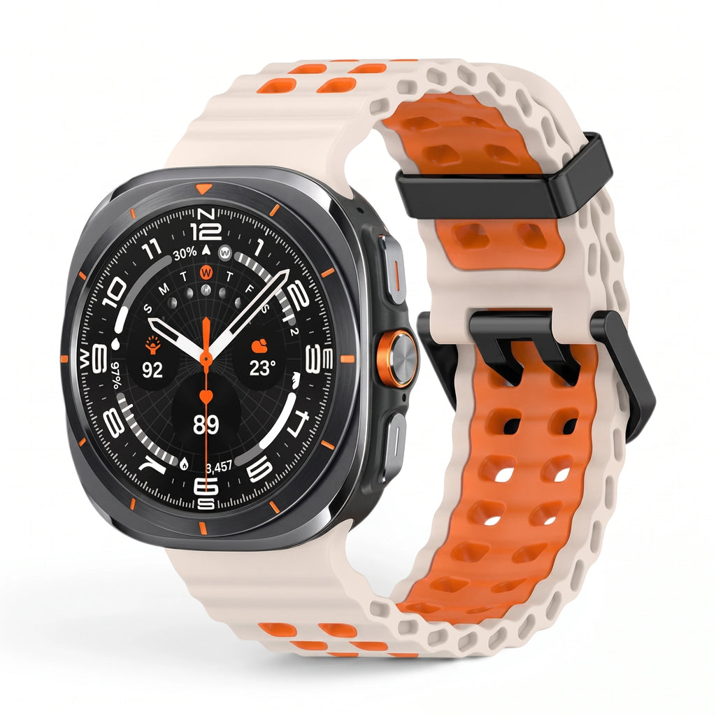 Bracelet Reef silicone beige - Samsung Galaxy Watch Ultra | Clipz-it