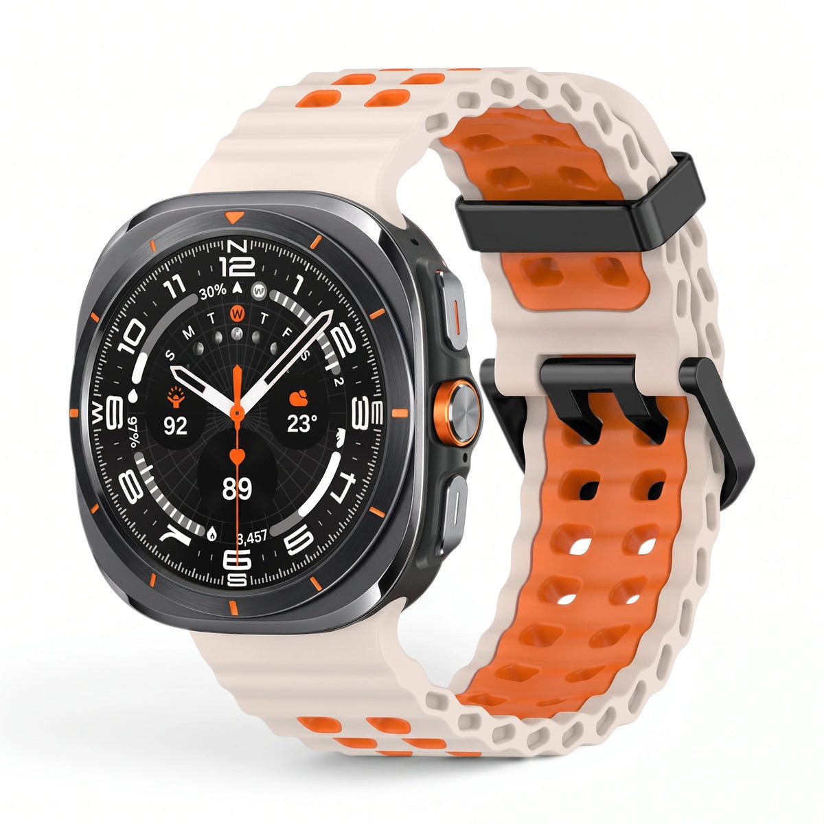 Bracelet Reef silicone beige - Samsung Galaxy Watch Ultra | Clipz-it