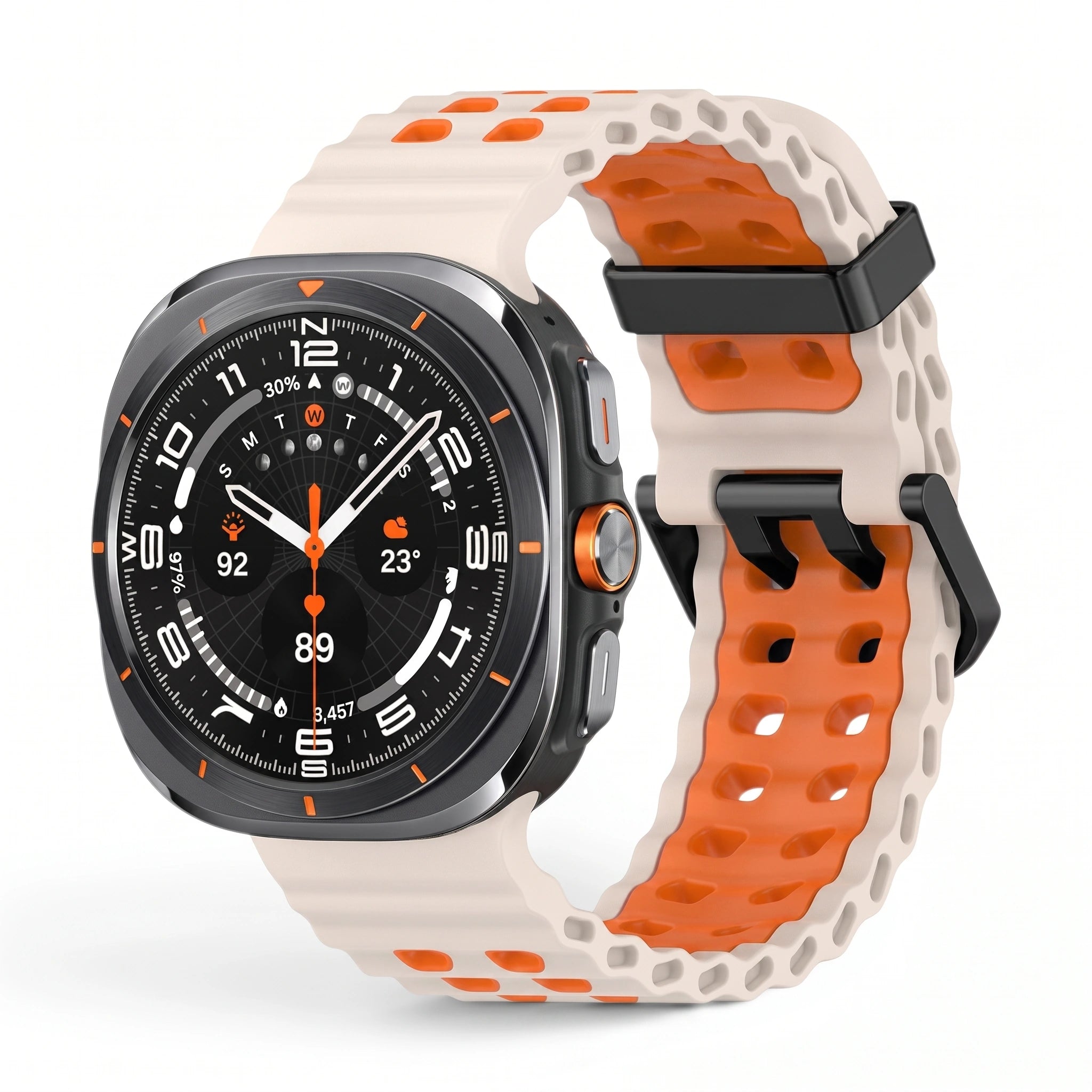 Bracelet Reef silicone beige - Samsung Galaxy Watch Ultra | Clipz-it