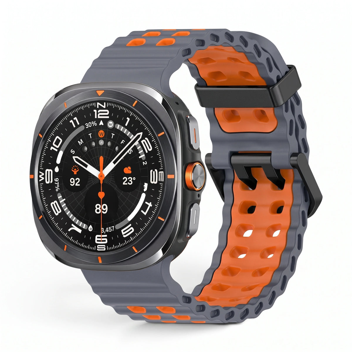 Bracelet Reef silicone gris - Samsung Galaxy Watch Ultra | Clipz-it