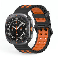 Bracelet Reef silicone noir - Samsung Galaxy Watch Ultra | Clipz-it