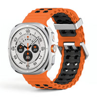 Bracelet Reef silicone orange 2 - Samsung Galaxy Watch Ultra | Clipz-it