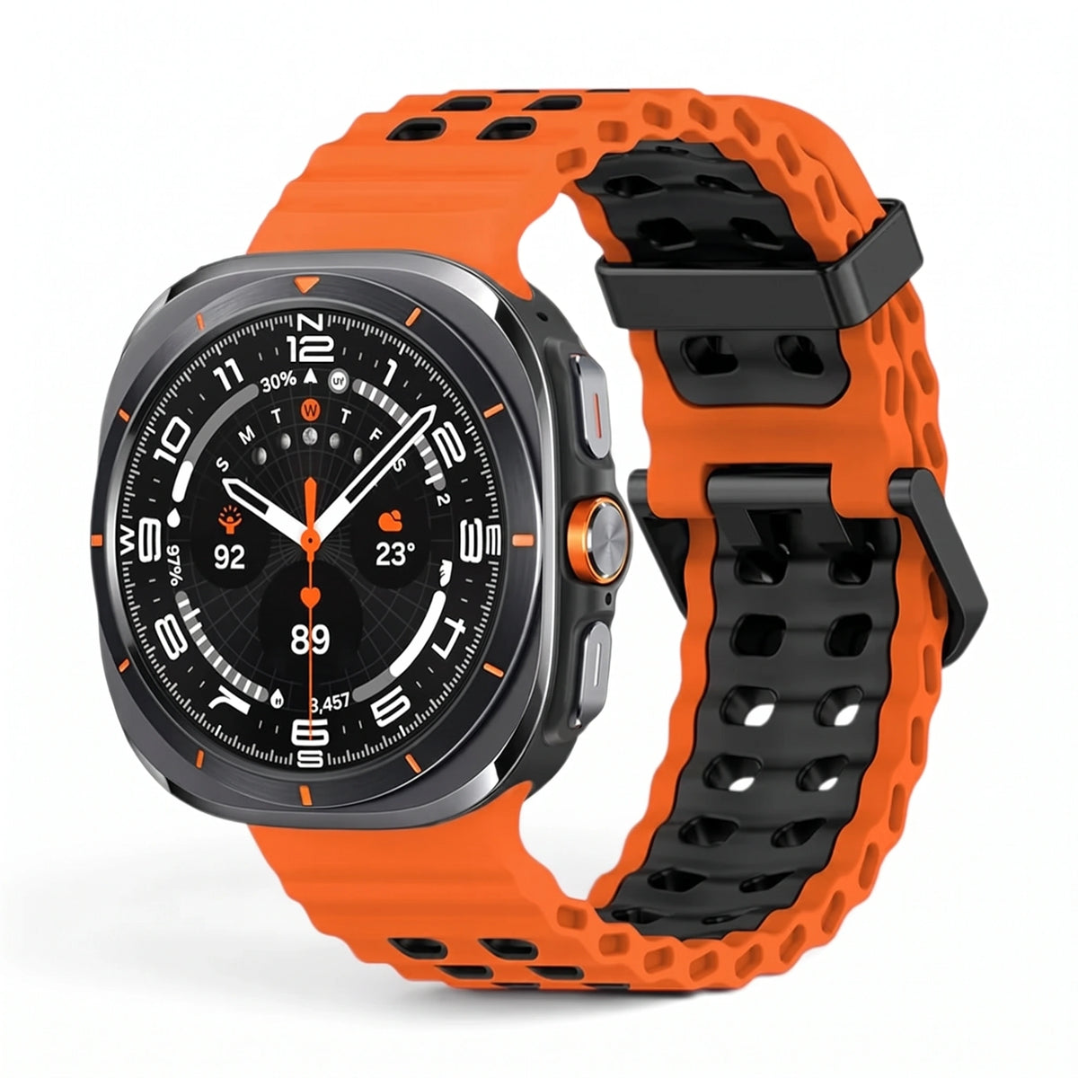 Bracelet Reef silicone orange - Samsung Galaxy Watch Ultra | Clipz-it