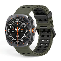 Bracelet Reef silicone vert militaire - Samsung Galaxy Watch Ultra | Clipz-it