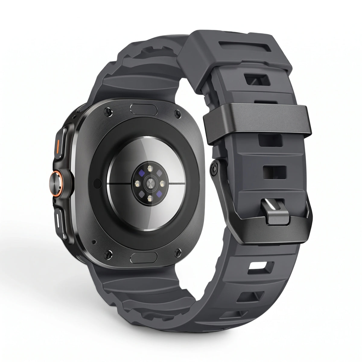 Bracelet Torque silicone blanc, vue 2 - Samsung Galaxy Watch Ultra | Clipz-it