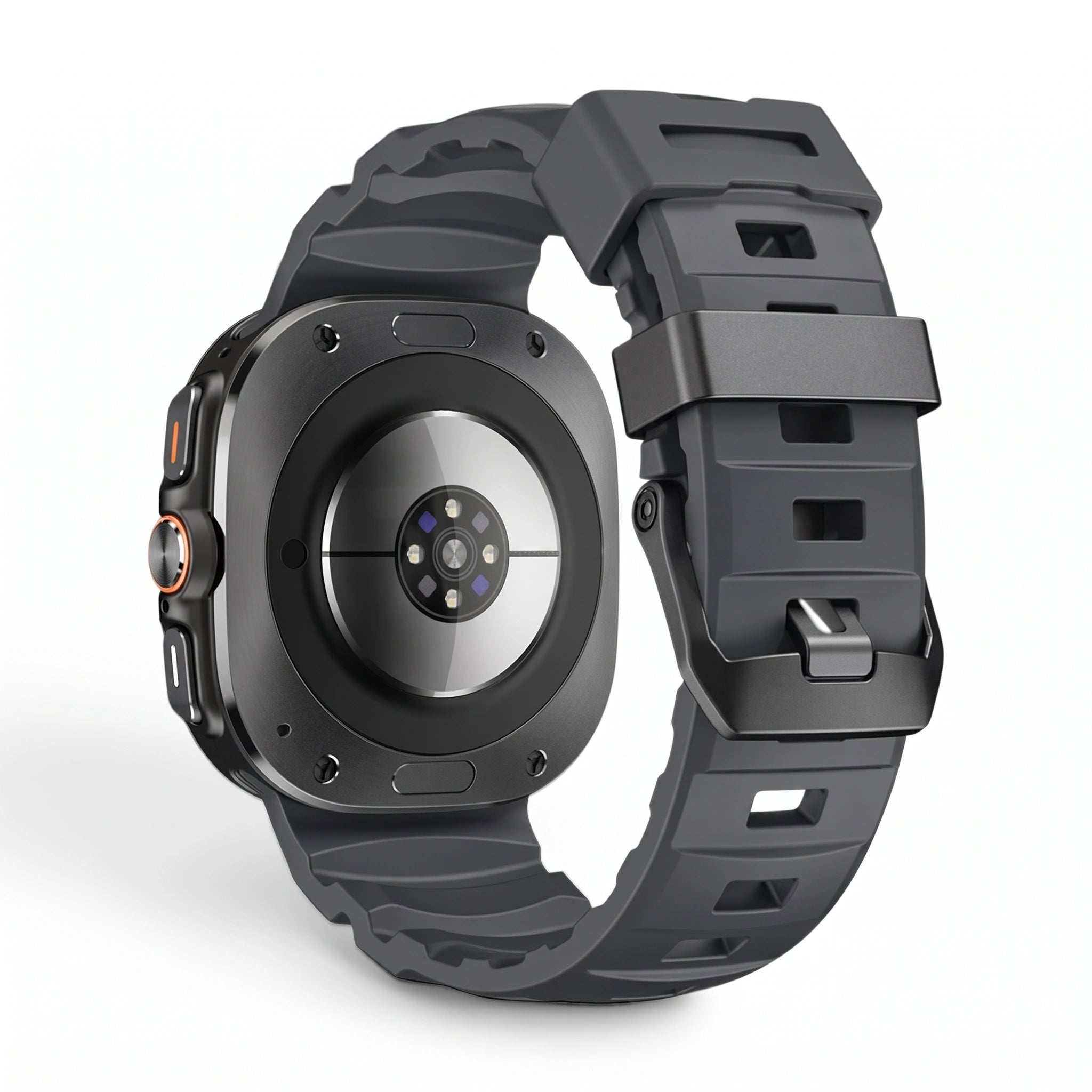 Bracelet Torque silicone blanc, vue 2 - Samsung Galaxy Watch Ultra | Clipz-it