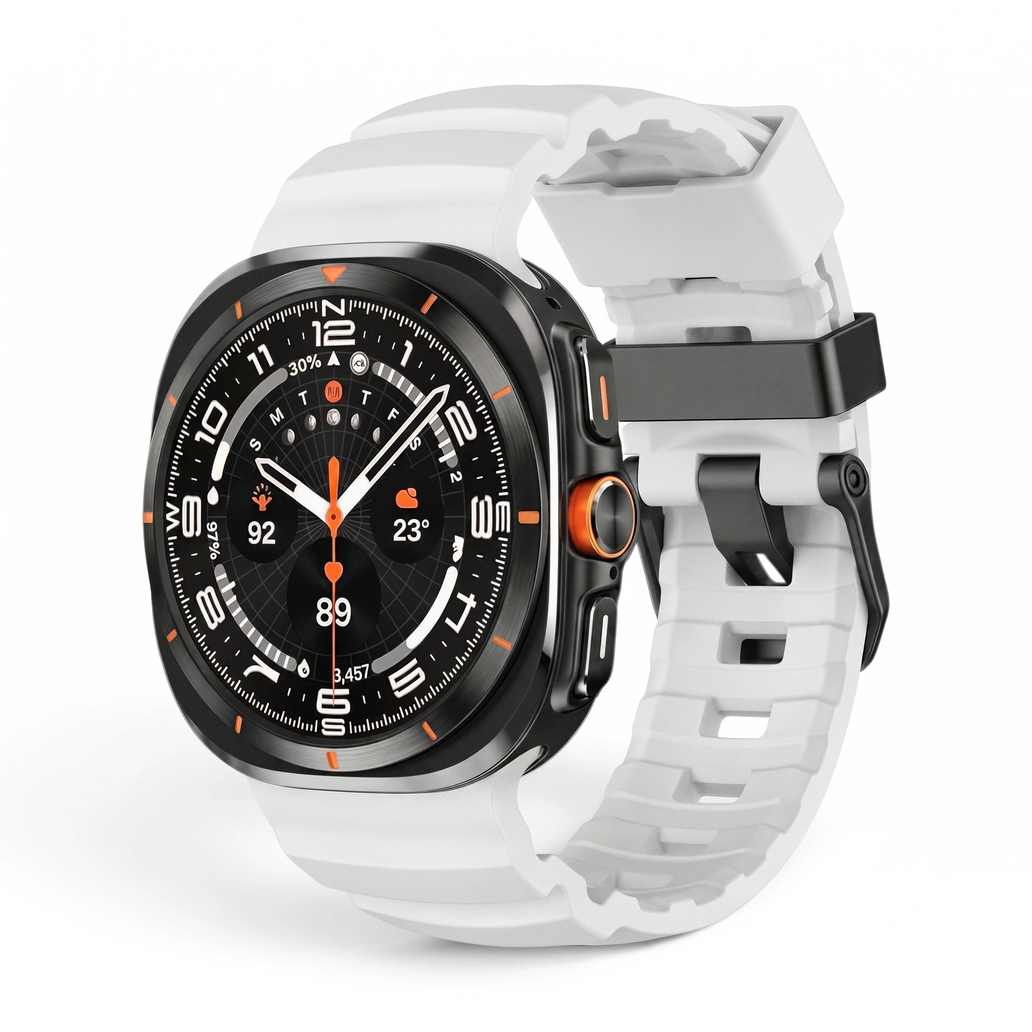 Bracelet Torque silicone blanc - Samsung Galaxy Watch Ultra | Clipz-it