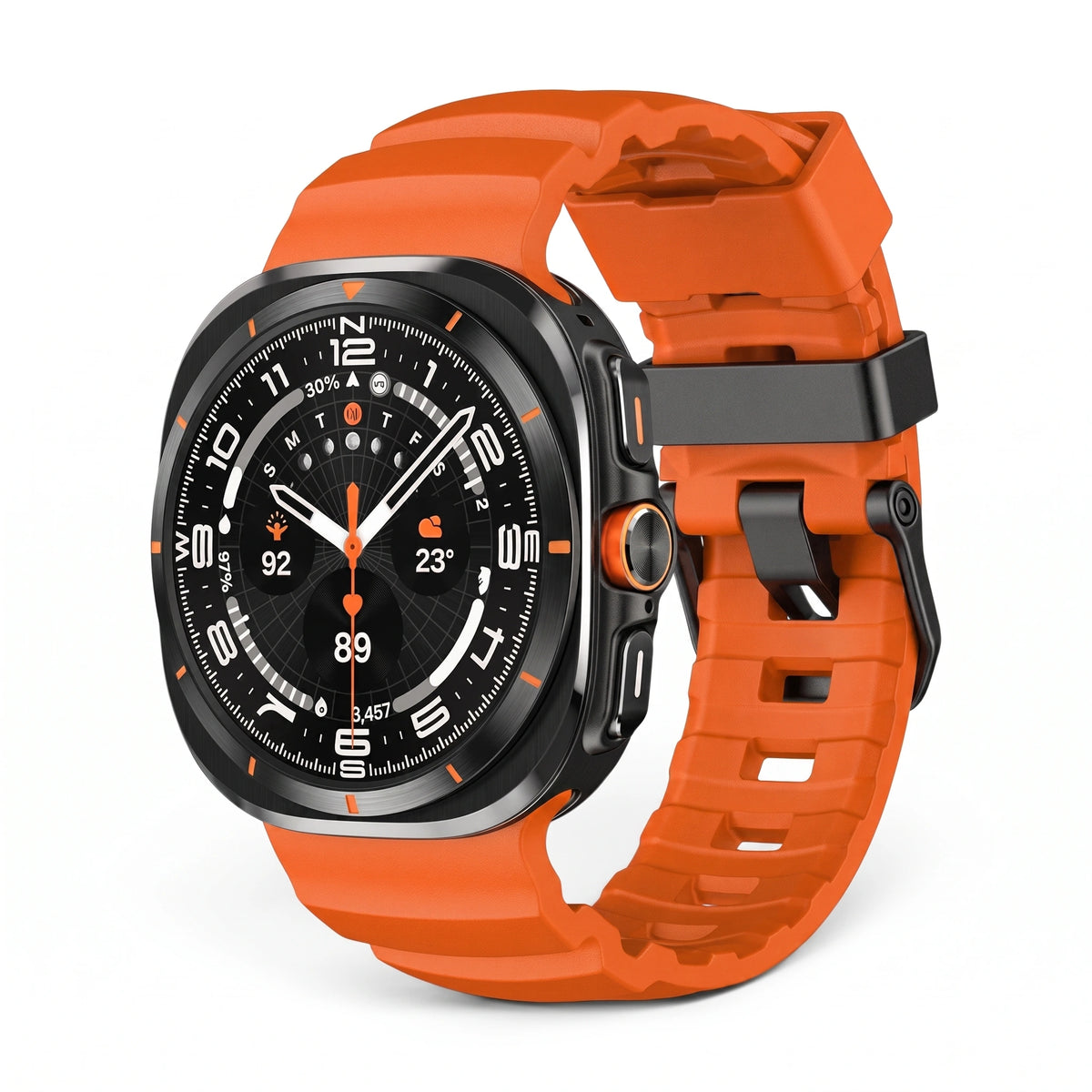Bracelet Torque silicone orange - Samsung Galaxy Watch Ultra | Clipz-it