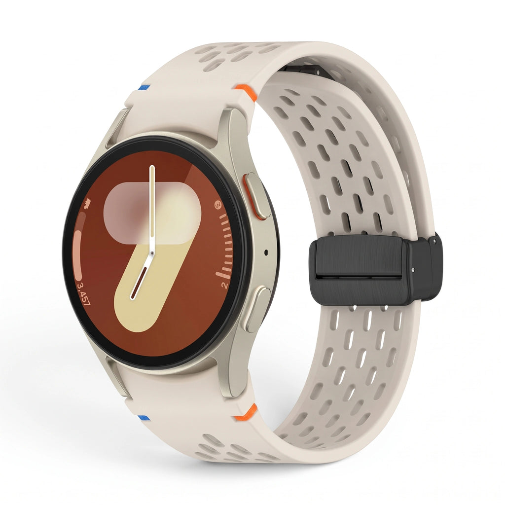 Bracelet Vertex silicone beige - Samsung Galaxy Watch | Clipz-it