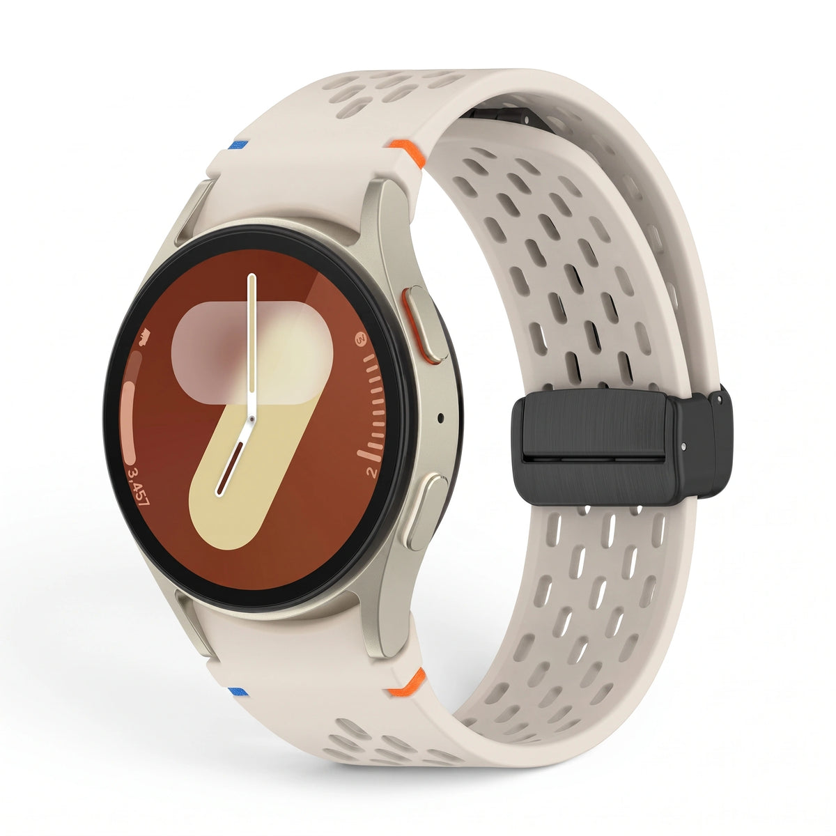 Bracelet Vertex silicone beige - Samsung Galaxy Watch | Clipz-it