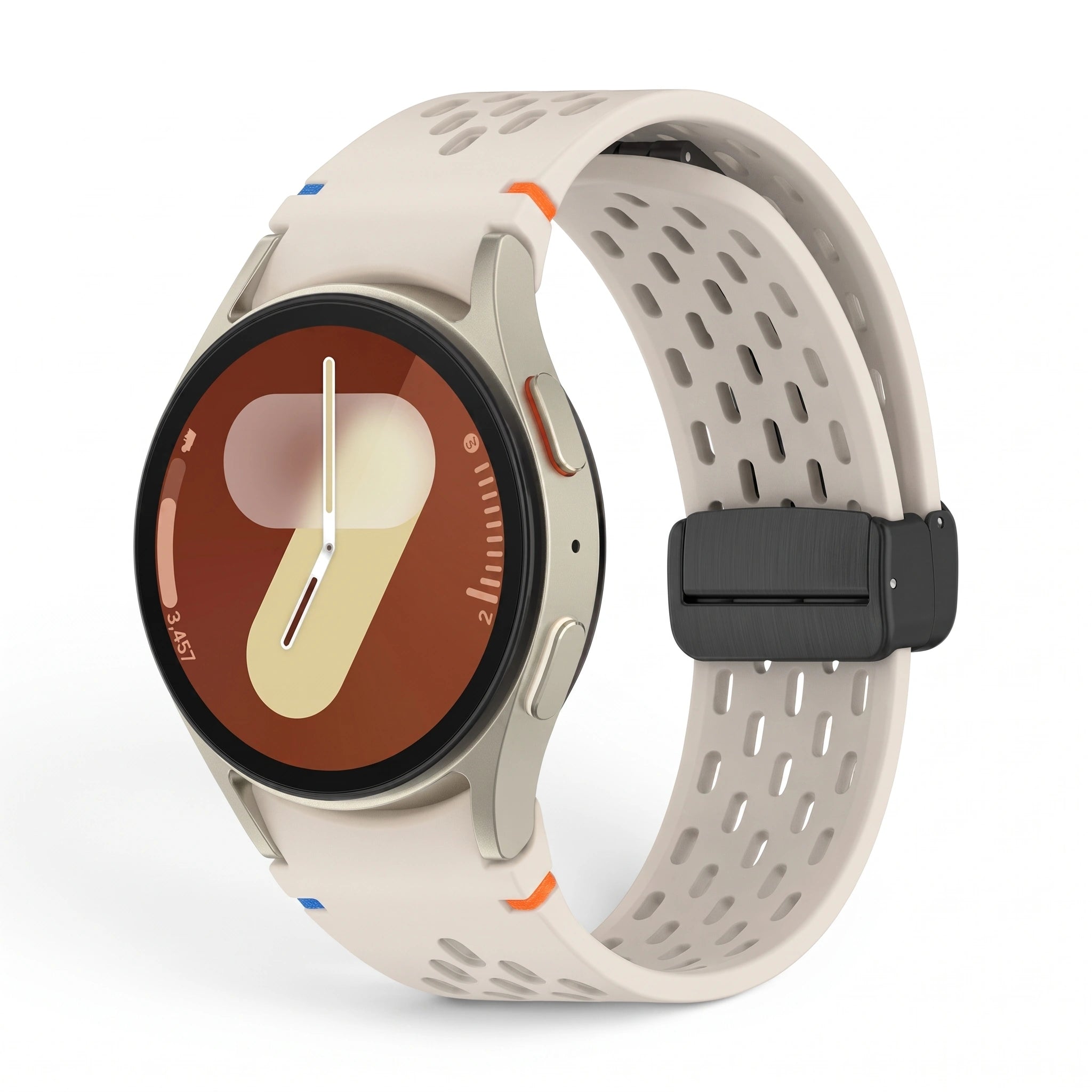 Bracelet Vertex silicone beige - Samsung Galaxy Watch | Clipz-it