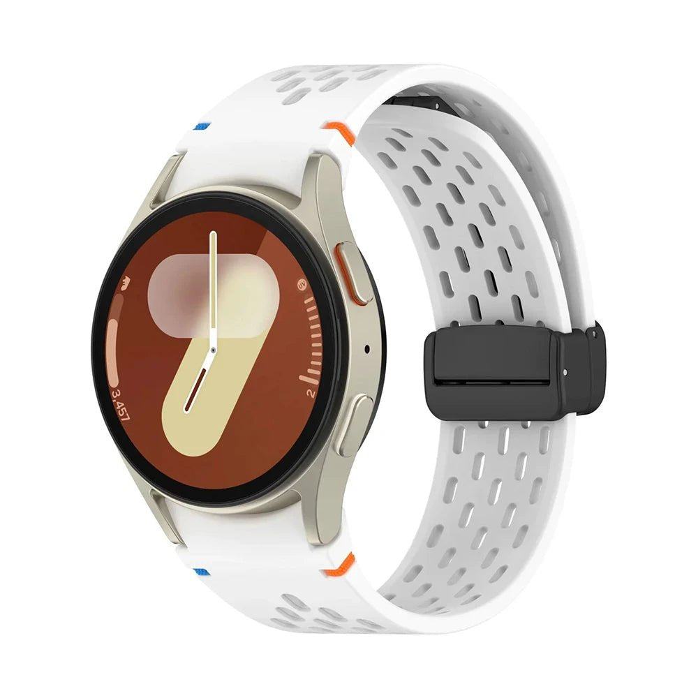 Bracelet Vertex silicone blanc - Samsung Galaxy Watch | Clipz-it