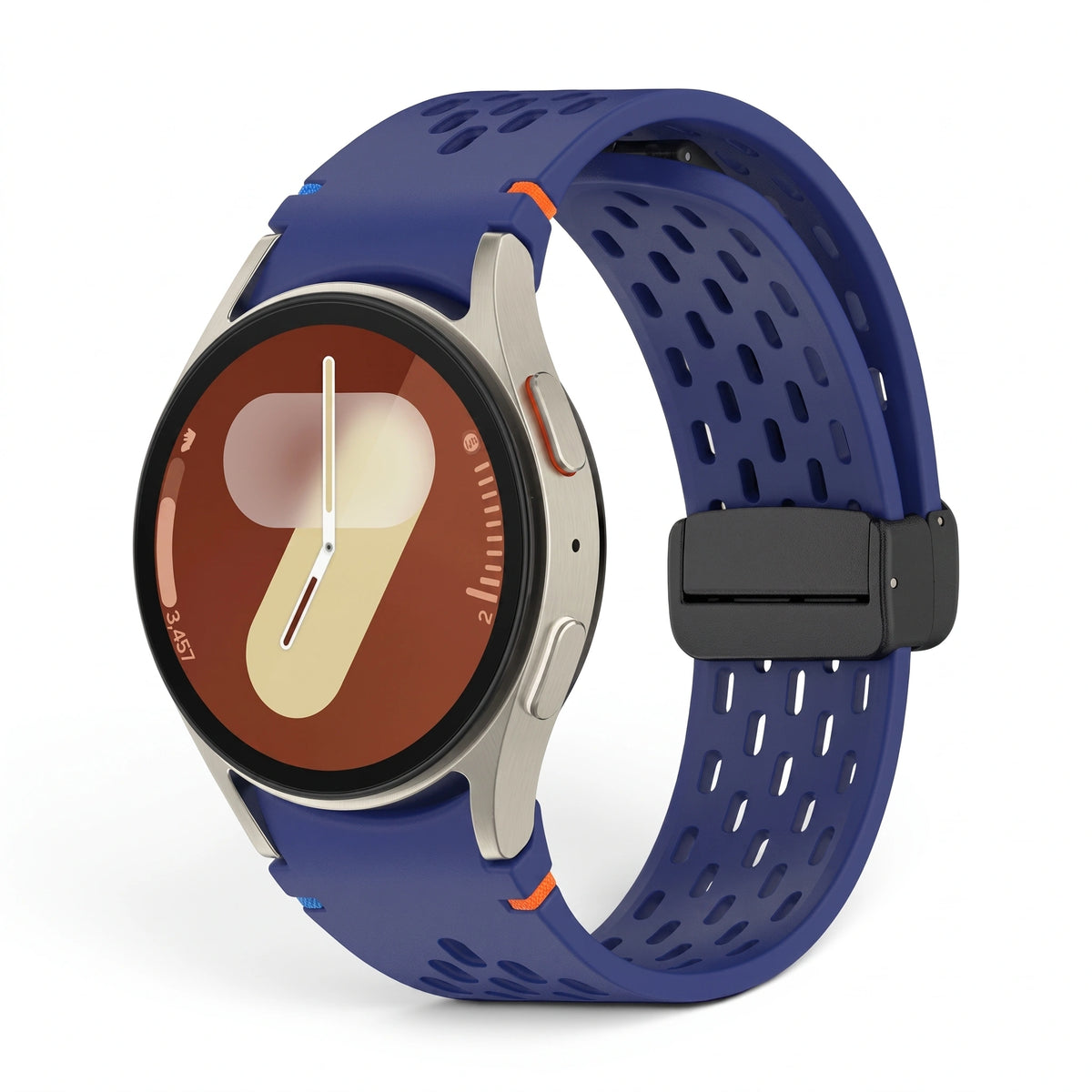 Bracelet Vertex silicone bleu nuit - Samsung Galaxy Watch | Clipz-it