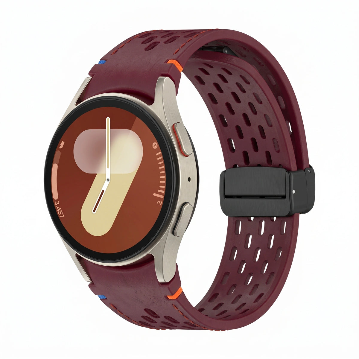 Bracelet Vertex silicone bordeau - Samsung Galaxy Watch | Clipz-it