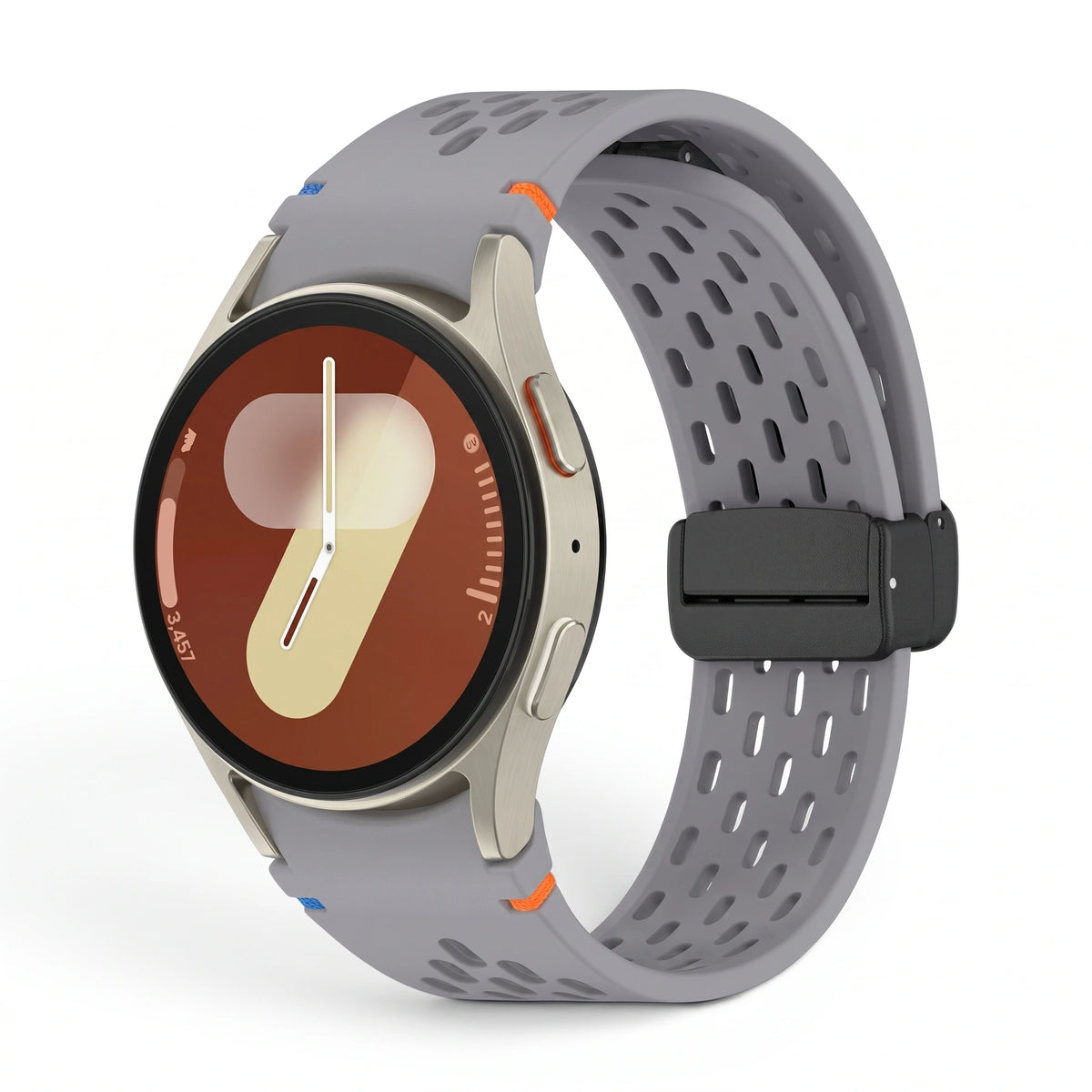 Bracelet Vertex silicone gris - Samsung Galaxy Watch | Clipz-it