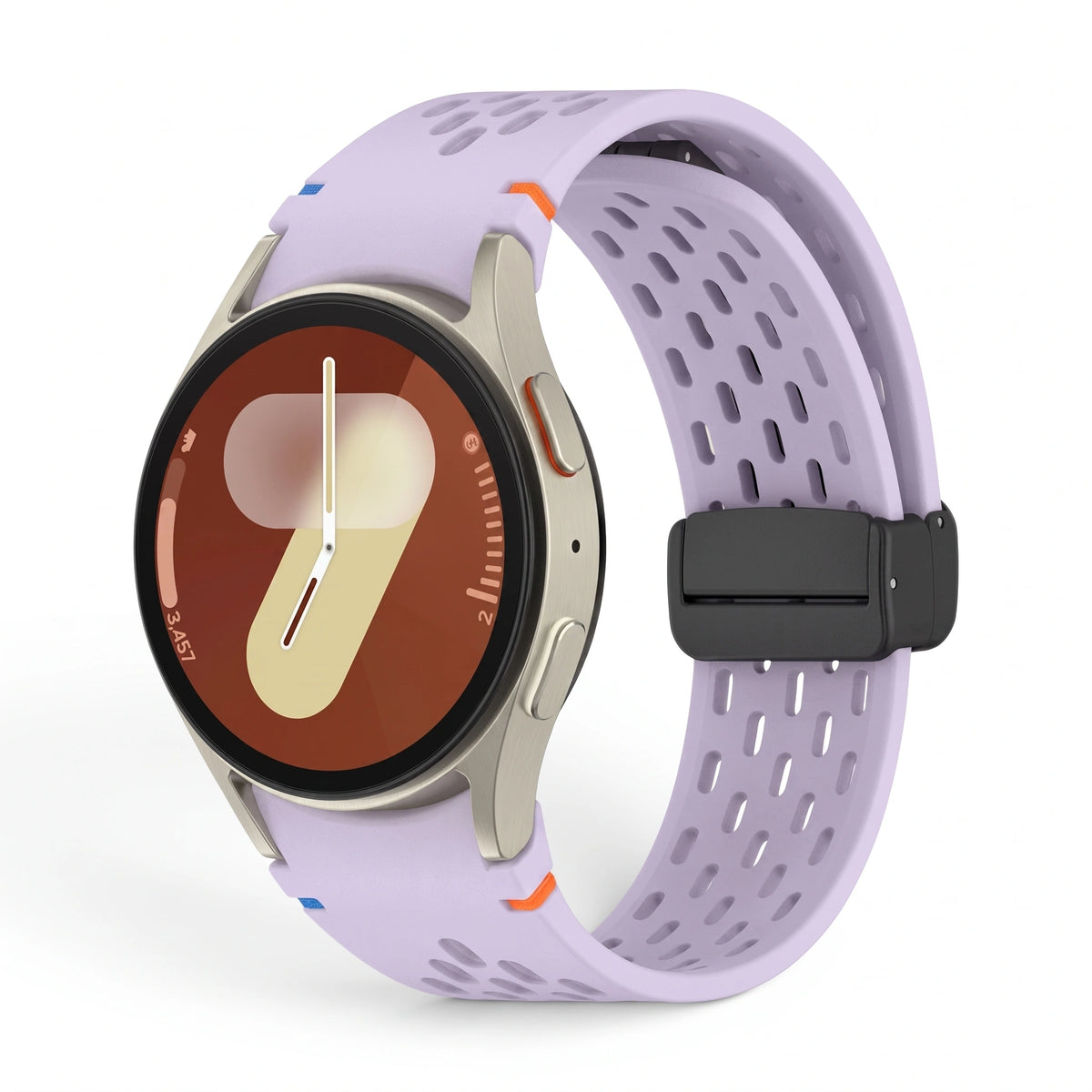 Bracelet Vertex silicone mauve - Samsung Galaxy Watch | Clipz-it