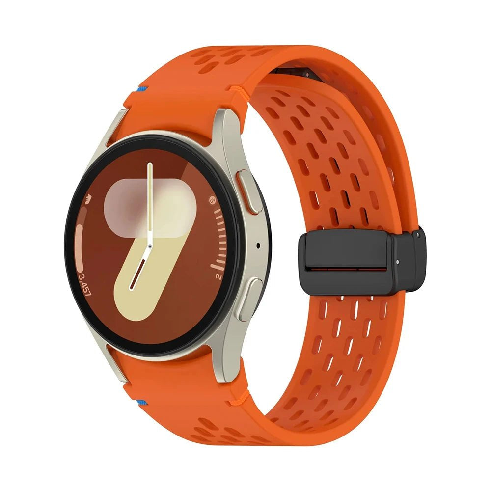 Bracelet Vertex silicone orange - Samsung Galaxy Watch | Clipz-it