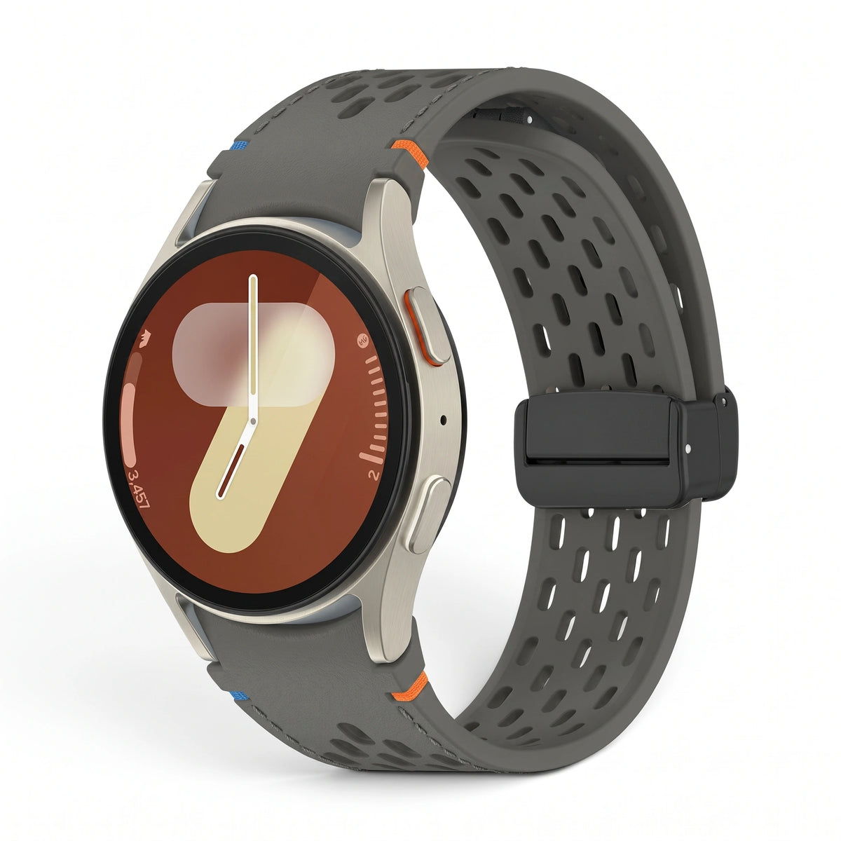 Bracelet Vertex silicone vert militaire - Samsung Galaxy Watch | Clipz-it