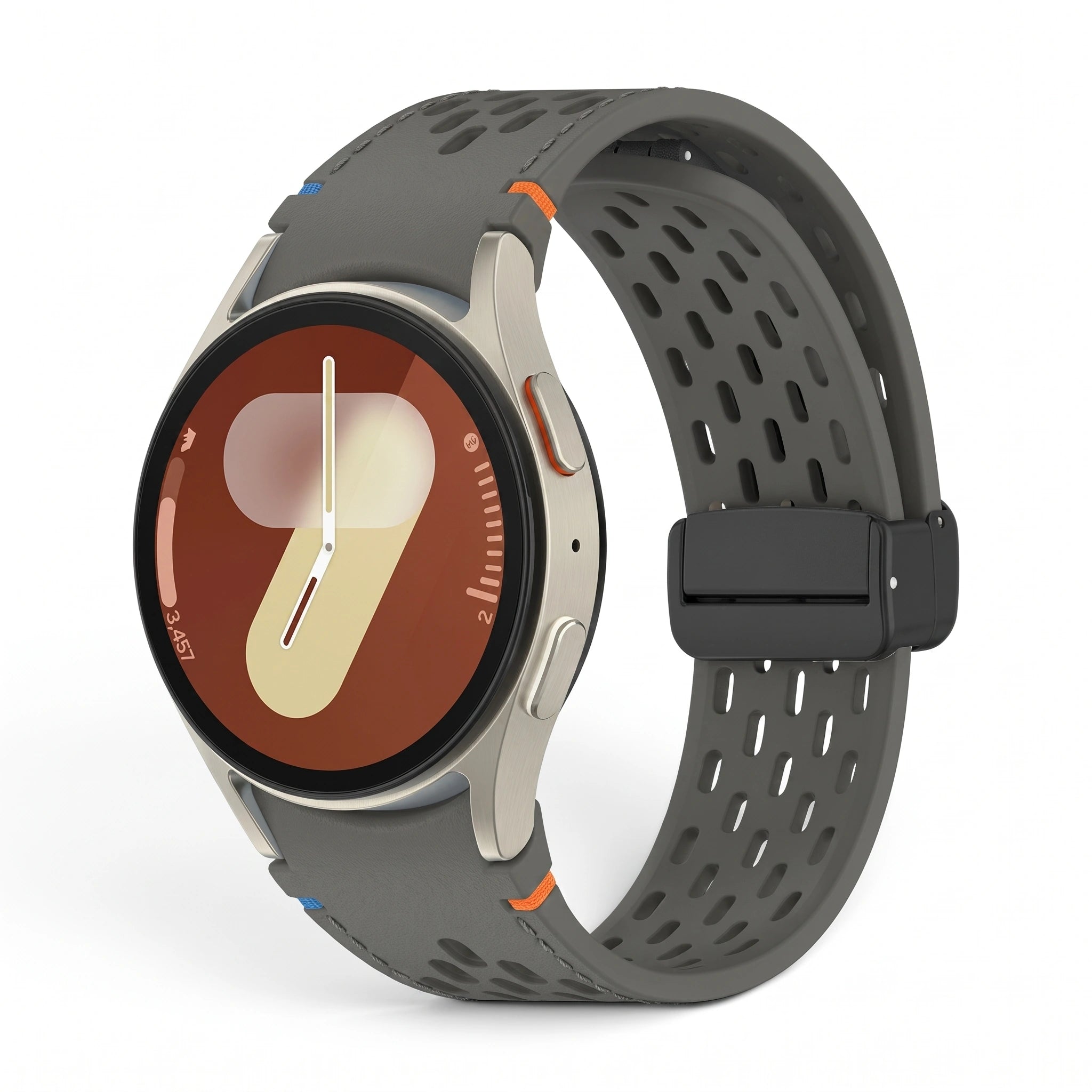 Bracelet Vertex silicone vert militaire - Samsung Galaxy Watch | Clipz-it