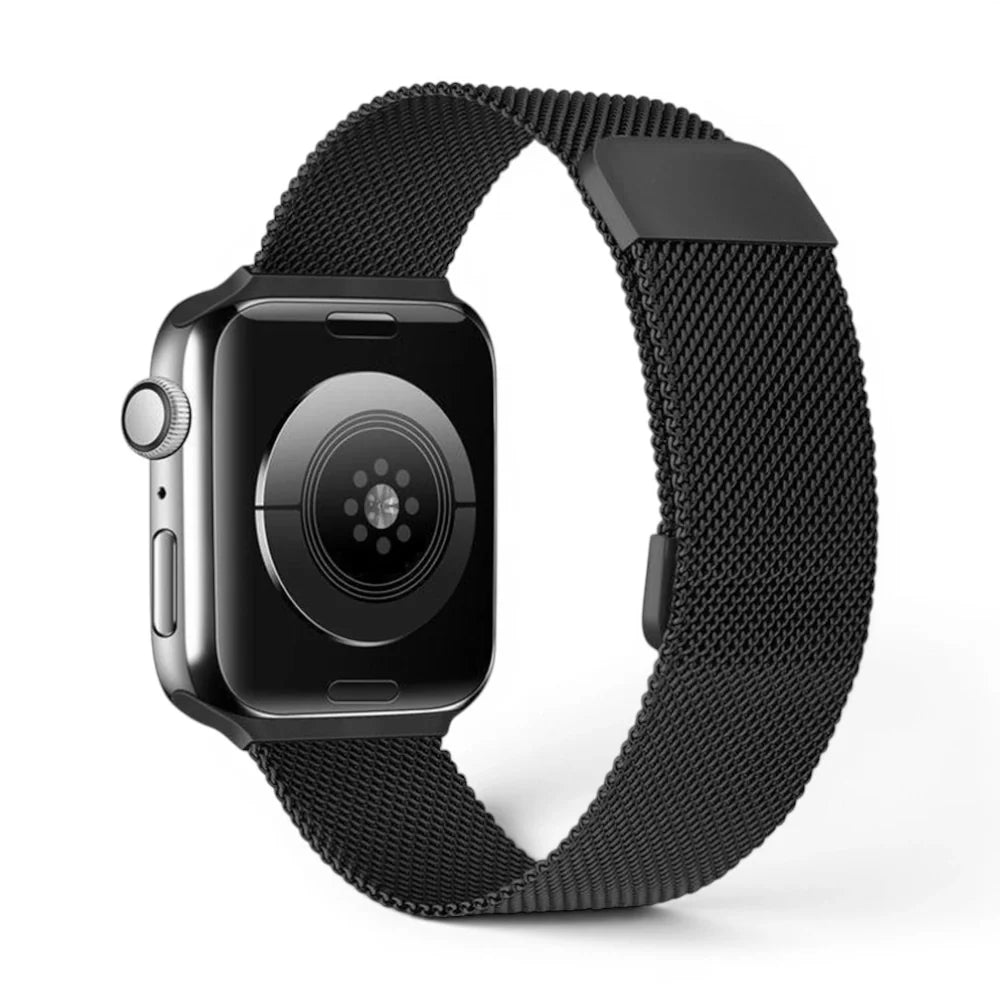 Bracelet Armor Maille milanaise vue arrière pour Apple Watch - Clipz-it