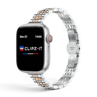 Bracelet Celine Acier inoxydable pour Apple Watch - Clipz-it