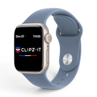 Bracelet Clasico Silicone couleur Lavande pour Apple Watch - Clipz-it