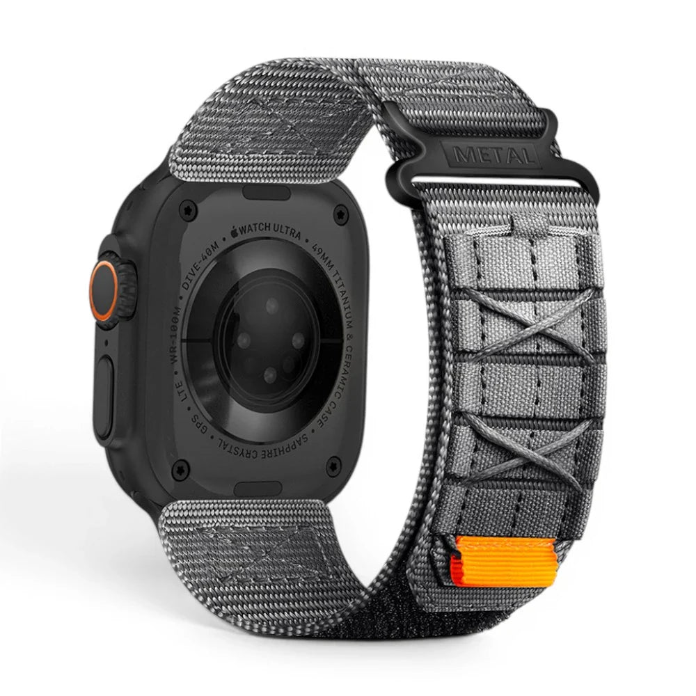 Bracelet Expedition nylon aventure vue arrière pour Apple Watch - Clipz-it