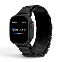 Bracelet Expedition nylon aventure couleur nocolor pour Apple Watch - Clipz-it