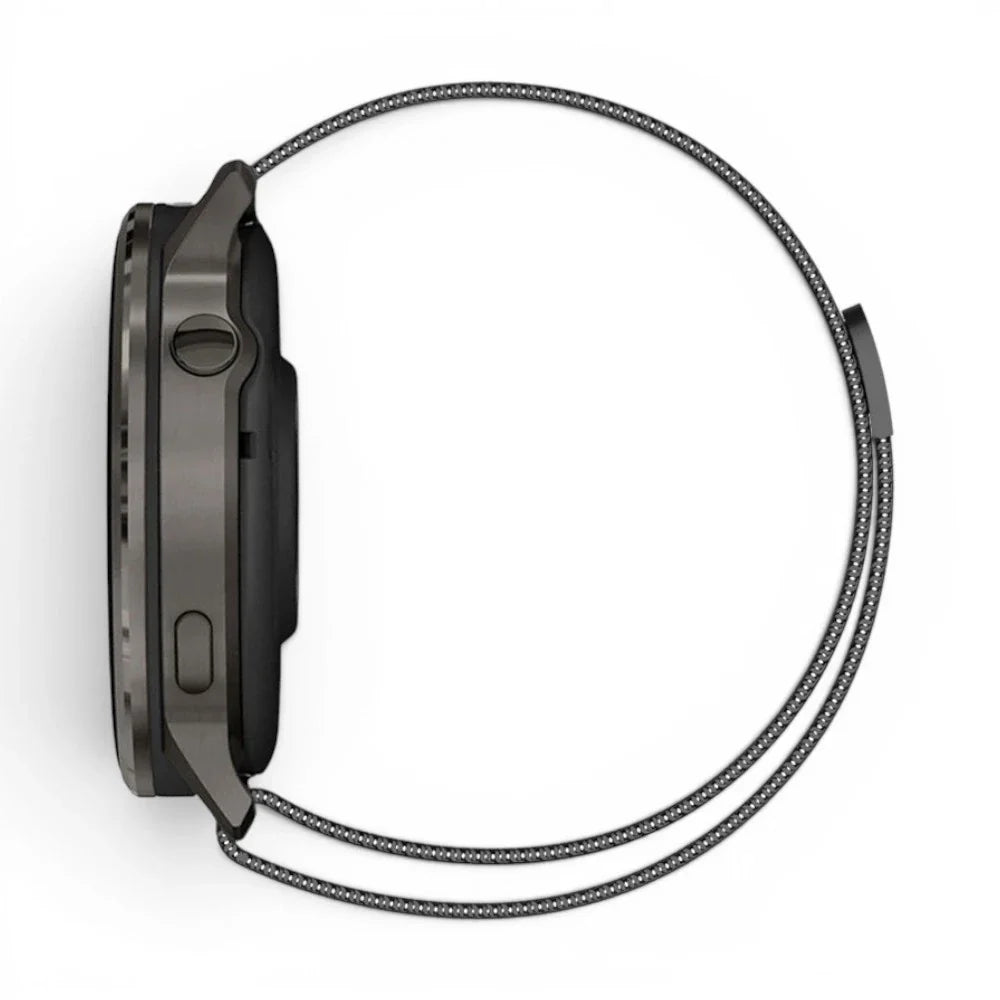 Bracelet Garmin Alveole milanais vue dos - Clipz-it