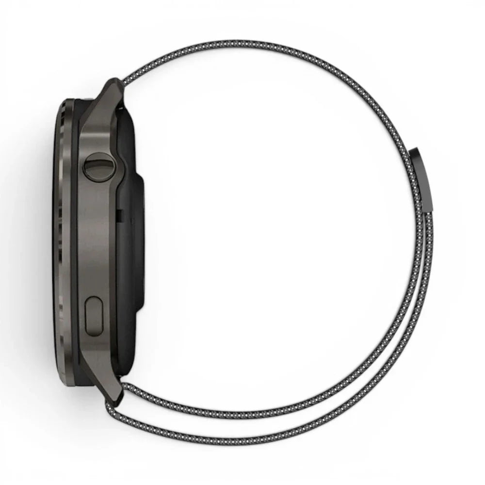 Bracelet Garmin Alveole milanais vue dos - Clipz-it