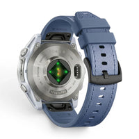 Bracelet Garmin Duoweave cuir hybride vue dos - Clipz-it