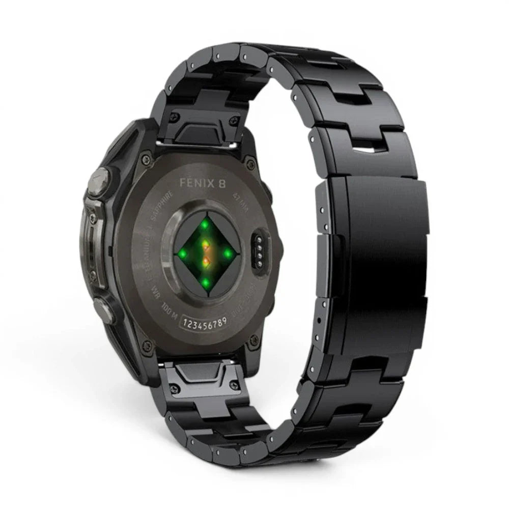 Bracelet Garmin Kratos titane vue face - Clipz-it