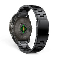 Bracelet Garmin Kratos titane vue face - Clipz-it