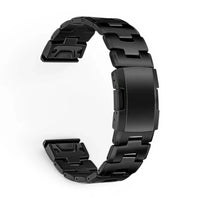 Bracelet Garmin Kratos titane coloris noir vue dos - Clipz-it