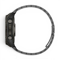 Bracelet Garmin Maillon acier inoxydable a maillons vue côté - Clipz-it