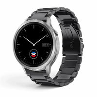 Bracelet Garmin Maillon acier inoxydable a maillons vue face - Clipz-it