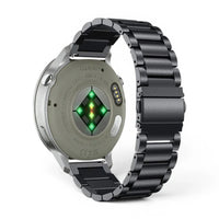 Bracelet Garmin Maillon acier inoxydable a maillons vue face - Clipz-it