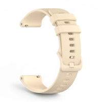 Bracelet Garmin Motion silicone coloris beige vue dos - Clipz-it