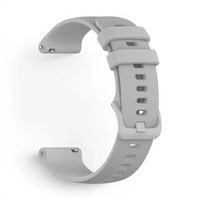Bracelet Garmin Motion silicone coloris gris vue côté - Clipz-it